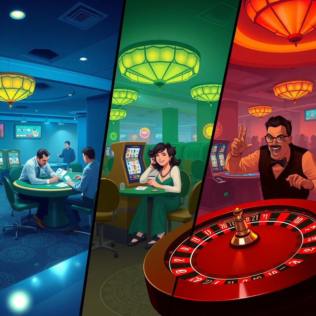Permainan Casino Berdasarkan Tipe Pemain